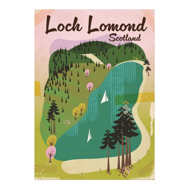 Foto Loch Lamond Escócia (Frente)