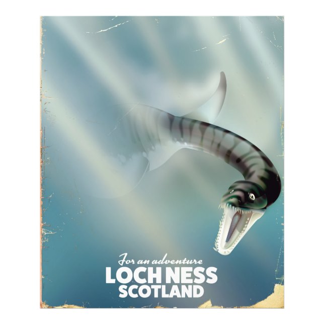Foto Loch Ness Scotland monster viagens vintage (Frente)