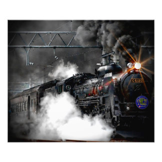 Foto Locomotiva do Comboio a Vapor
