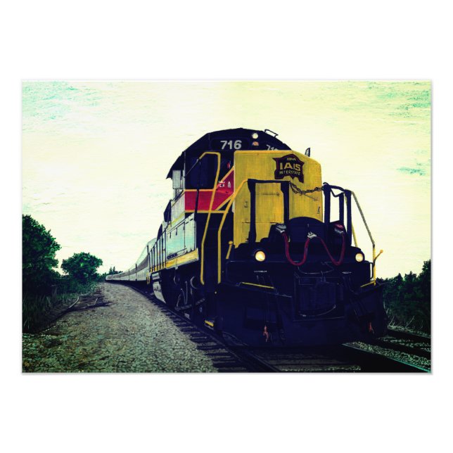 Foto Locomotiva na Via (Frente)