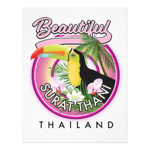 Foto Logótipo bonito do Surat Thani Thailândia