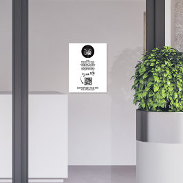 Foto Logotipo comercial - Sinal de código QR minimalist