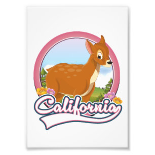 Foto logotipo de férias de veado da Califórnia