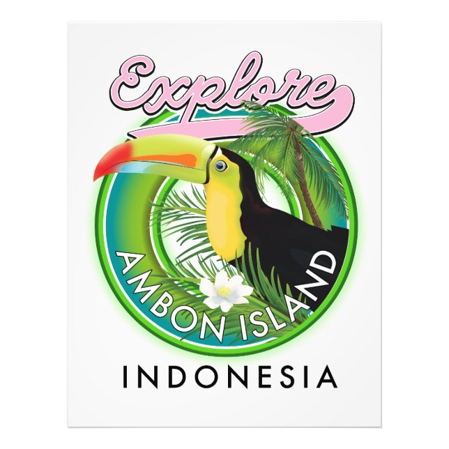 Foto Logotipo de viagem da Ilha Ambon (Frente)