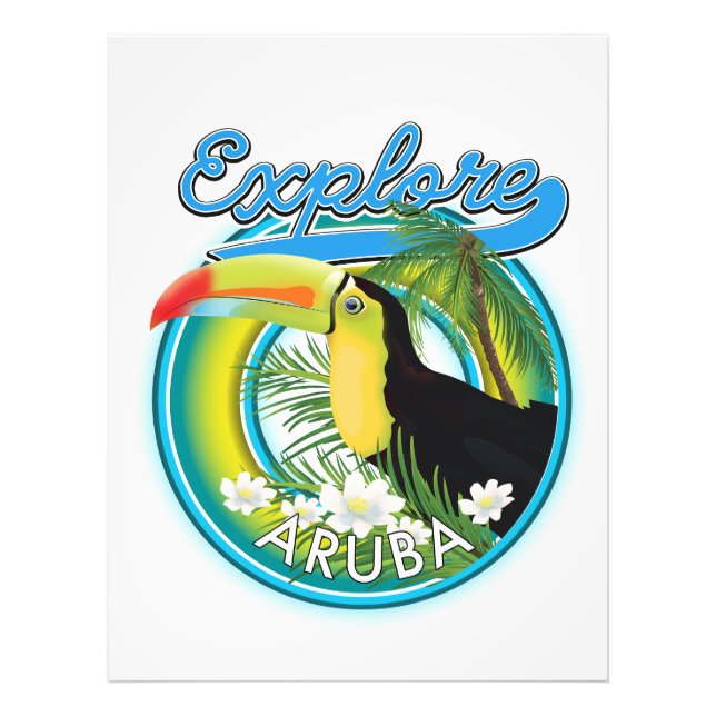 Foto Logotipo de viagem Explore Aruba (Frente)