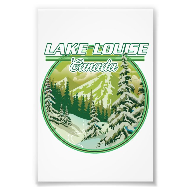 Foto logotipo do Lago Louise Canadá (Frente)