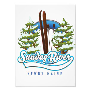 Foto logotipo do ski Sunday River Newry Maine