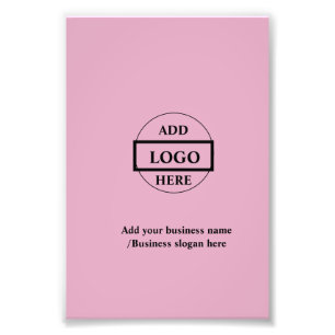 Foto Logotipo personalizado simples e elegante aqui na