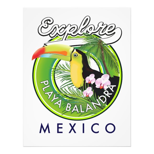 Foto Logotipo retrô da Praia Balandra México (Frente)