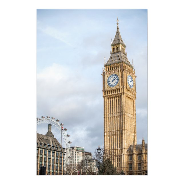 Foto London Eye e Big Ben (Frente)