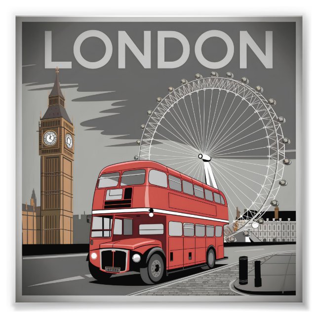 Foto London UK Vintage (Frente)