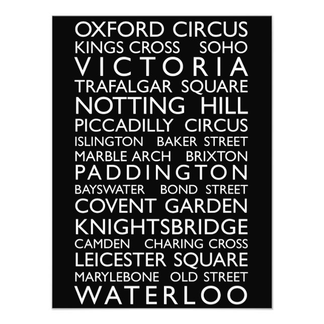 Foto Londres Bus Roll (Bus Blind) (Frente)