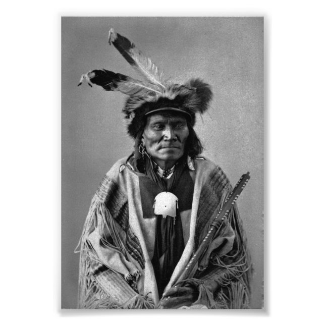 Foto Longa Fox-To-Can-Has-Ka. Tachana, Yankton Sioux (Frente)