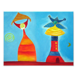 Foto Love Abstrato Art Illustration Photo Impressão