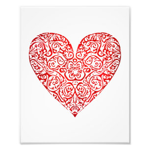 Foto Love Doodle Heart Abstrato Art, nº 02