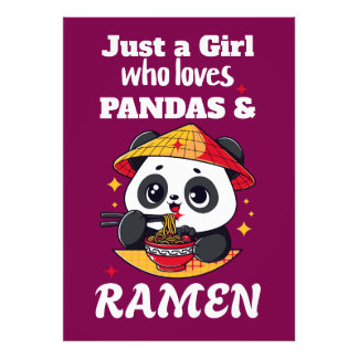 Foto Love Pandas and Ramen (texto branco)