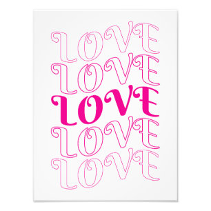 Foto Love Typografia