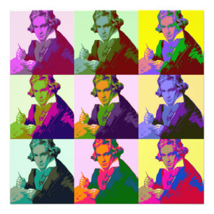 Foto Ludwig Van Beethoven Pop Art