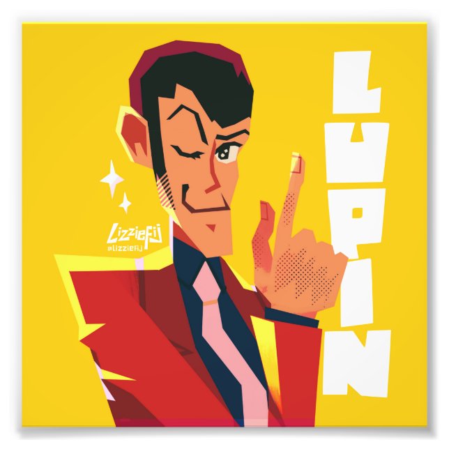 Foto Lupin III, a terceira impressão de arte pequena (Frente)