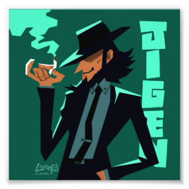 Foto Lupin III, o terceiro impressão de arte Jigen