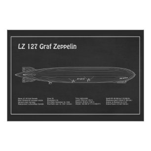 Foto LZ 127 Graf Zeppelin - Planos de Impressão Aeronáu