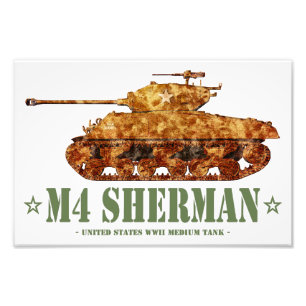 Foto M4 Sherman Segunda Guerra Mundial, 2.ª Estação Ame