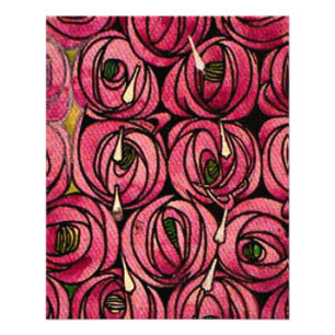 Foto Mackintosh - Rosas, pintura de arte