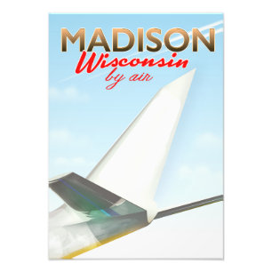 Foto Madison Wisconsin USA Vintage poster