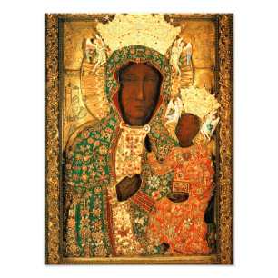 Foto Madona Negra e Menino Nossa Senhora de Czestochowa