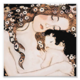 Foto Mãe e criança Gustavo Klimt