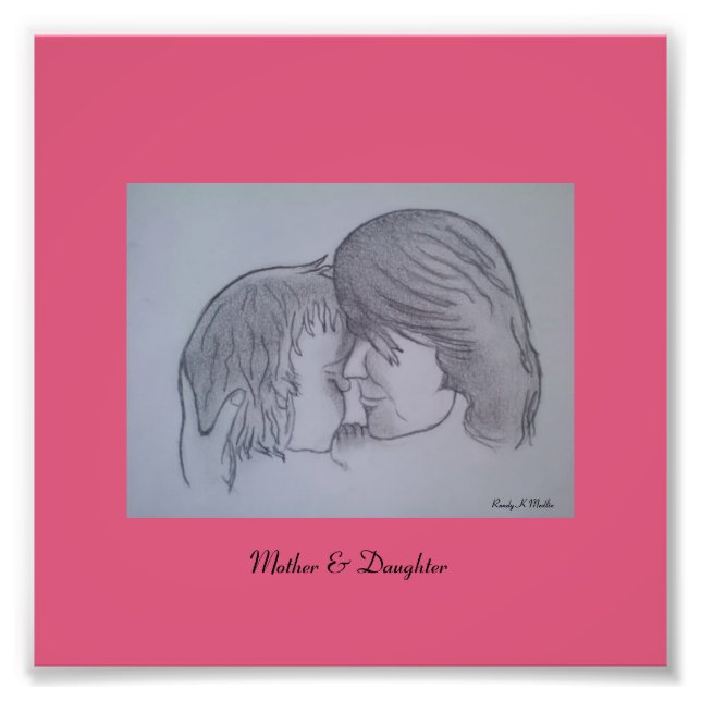 Foto Mãe e Filha...impressão (Frente)