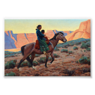 Foto Mãe Navajo por Maynard Dixon