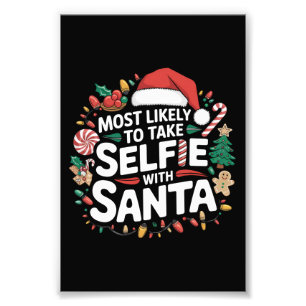 Foto Mais Propenso a Tirar Selfie com o Papai Noel Famí
