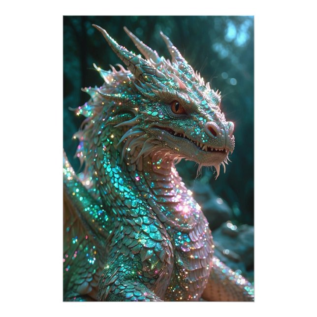 Foto *~* Maiúsculo AP88 Fantasy Dragon Wall Art 26 (Frente)