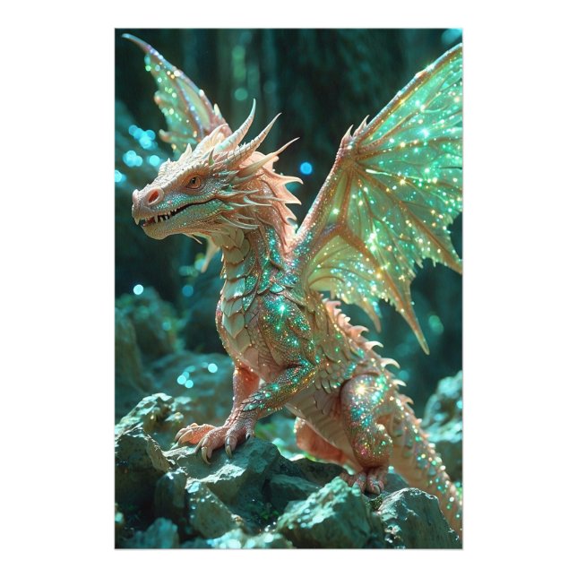 Foto *~* Maiúsculo AP88 Fantasy Dragon Wall Trabalho de (Frente)