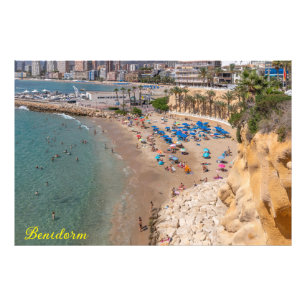 Foto Mal Pas Beach, Benidorm, Costa Blanca, Espanha