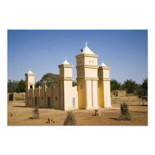 Foto Mali, Bamako. Mesquita, Estrada Bamako-Djenne