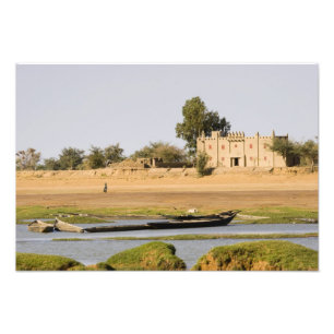 Foto Mali, Djenne. Rio Bani perto de Djenne