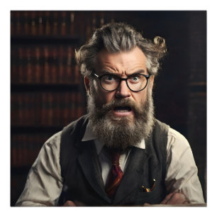 Foto Maluco professor com barba