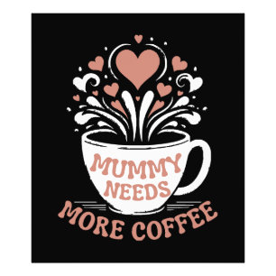 Foto Mamãe Precisa De Mais Café Mamãe Puns Cansados Mãe