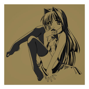 Foto Mangá, Gata Neko Garota Felina Kawaii Loli