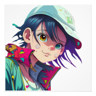 Foto manga pop art ama o desenho animado de pop