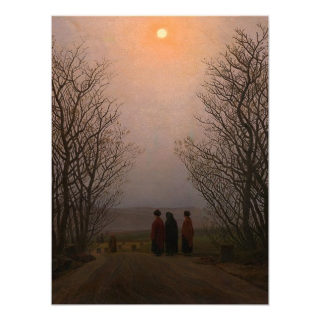 Foto Manhã da páscoa por Caspar David Friedrich (Frente)