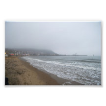 Manhã Nublada na Praia de South Bay, Scarborough