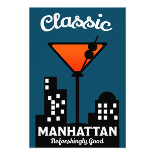 Foto Manhattan Cocktail Wall Art