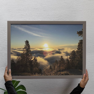 Foto Manitou Incline Sunrise Acima Das Nuvens