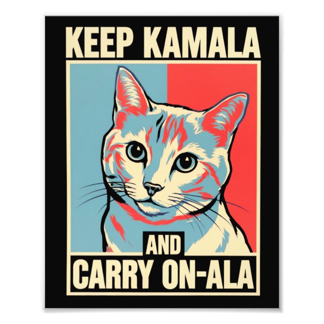 Foto Mantenha Kamala e Continue-A-La LA Kamala Harris (Frente)