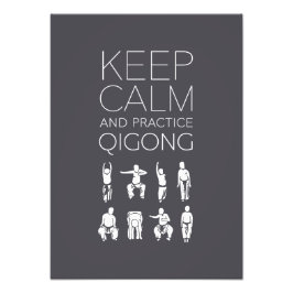 Foto Manter calma e praticar o Qigong