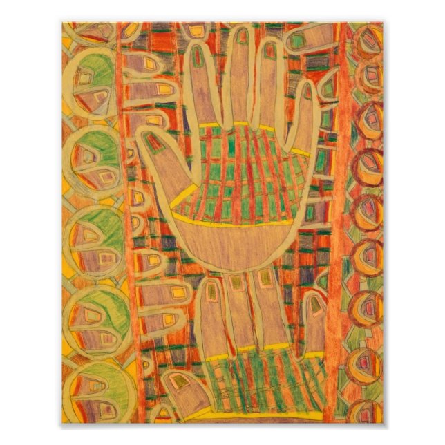 Foto Mãos de Fé Impressão (Frente)