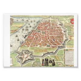 Foto Mapa antigo do plano de Paris-1272
